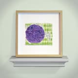 "Picture Perfect Lilac Picnic" - Original Painting in purple by Janie Allen