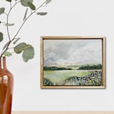 "Spring Clouds ll" - Original Painting in multicolor by AlisonJerry