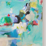 "Take Only Memories" - Original Painting in multicolorassorted-colors by CONNIE COLLUM