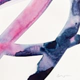 "Unicorn Cell" - Original Painting in pink by Mary Gaspar