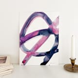 "Unicorn Cell" - Original Painting in pink by Mary Gaspar