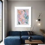 "Magnolias in Bloom II" - Original Painting in multicolorassorted-colors by Sarah Mankin