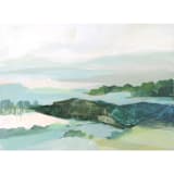 "The Long Way Around" - Original Painting in blue by Mya Bessette