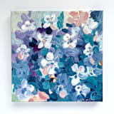 "'Colorado Blue Columbine'" - Original Painting in blue by Holly Whitcomb