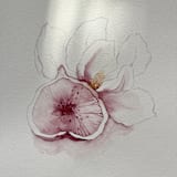 "Purple Figs Fruit 02" - Original Painting in purple by Angele Kamp