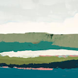 "Lifting Fog" - Original Painting in multicolor by Caryn Owen