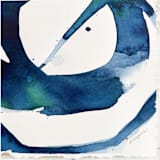 "language of water" - Original Painting in blue by Mary Gaspar