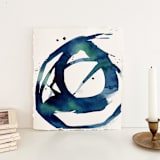 "language of water" - Original Painting in blue by Mary Gaspar