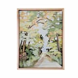 "Spring leaves" - Original Painting in multicolor by AlisonJerry