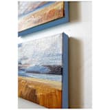 "Out West" - Original Painting in blue by AlisonJerry