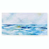 "Season" - Original Painting in blue by Nicoletta Savod