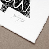 "Tinsel" - Original Painting in black by Maja Cunningham
