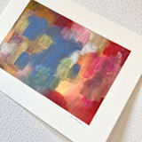 "Untitled 9" - Original Painting in red by Amy Mullen