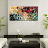 "Always With You" - Original Painting in blue by Carmen Guedez