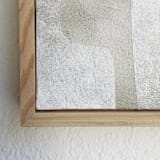 "Essence 3.8" - Original Mixed Media in beige by Jennifer Daily