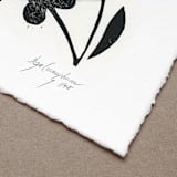 "lady" - Original Mixed Media in black by Maja Cunningham