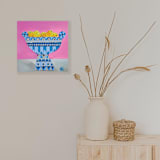 "Bowl of Lemons" - Original Mixed Media in multicolorassorted-colors by Nicole Simms