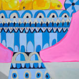 "Bowl of Lemons" - Original Mixed Media in multicolorassorted-colors by Nicole Simms