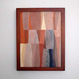 "flyover two" - Original Mixed Media in multicolorassorted-colors by Carrie Moradi