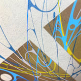 "ON 4" - Original Mixed Media in multicolor by Nerea Azanza