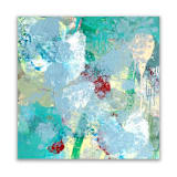 "Blue Dragonfly" - Original Mixed Media in blue by Jessalin Beutler