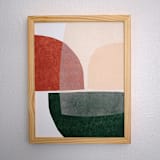 "paper territories" - Original Mixed Media in multicolorassorted-colors by Carrie Moradi