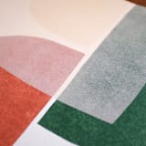 "paper territories" - Original Mixed Media in multicolorassorted-colors by Carrie Moradi