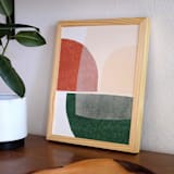 "paper territories" - Original Mixed Media in multicolorassorted-colors by Carrie Moradi