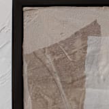 "Adore I" - Original Mixed Media in beige by Jennifer Daily