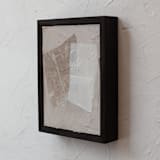 "Adore I" - Original Mixed Media in beige by Jennifer Daily