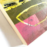 "Bowls Are the New Plates I" - Original Mixed Media in multicolorassorted-colors by Jaqui Falkenheim