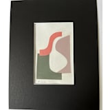 "Potential containers" - Original Mixed Media in green by Bethania Lima