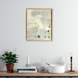 "Small Gray Texture" - Original Mixed Media in gray by Jessalin Beutler
