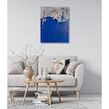 "Blue Horizon" - Original Mixed Media in blue by Jessalin Beutler