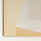 "Bookends XII" - Original Mixed Media in beige by Jennifer Daily