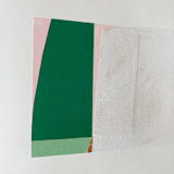 "Series 6 No.5" - Original Mixed Media in green by Francesca Iannaccone
