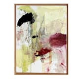 "Romance Novel" - Original Mixed Media in beige by Jessalin Beutler