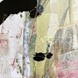 "Romance Novel" - Original Mixed Media in beige by Jessalin Beutler