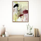 "Romance Novel" - Original Mixed Media in beige by Jessalin Beutler