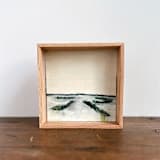 "Kennedy" - Original Mixed Media in multicolor by Mande Calhoun