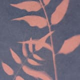 "Foraged V Original" - Original Mixed Media in blue by Kamala Nahas