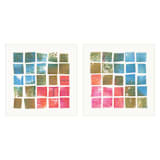 "Building Blocks" - Original Mixed Media in multicolorassorted-colors by Jennifer L. Wambach