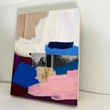 "Ashore" - Original Mixed Media in blue by Morgan Kendall