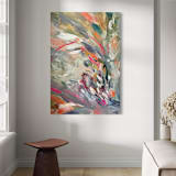"Counting Every Blessing" - Original Mixed Media in multicolor by Stacy Kron