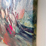 "Counting Every Blessing" - Original Mixed Media in multicolor by Stacy Kron
