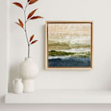 "Tranquil Reach 1" - Original Mixed Media in multicolorassorted-colors by Lara Eckerman