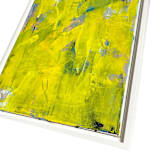 "Sunshine Spit" - Original Mixed Media in yellow by Jessalin Beutler