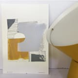 "Urban blocks 1" - Original Mixed Media in multicolor by Bethania Lima