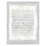 "Weaving Toward One Another" - Original Mixed Media in white by Khara Ledonne