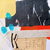 "Twist" - Original Mixed Media in black by Morgan Kendall